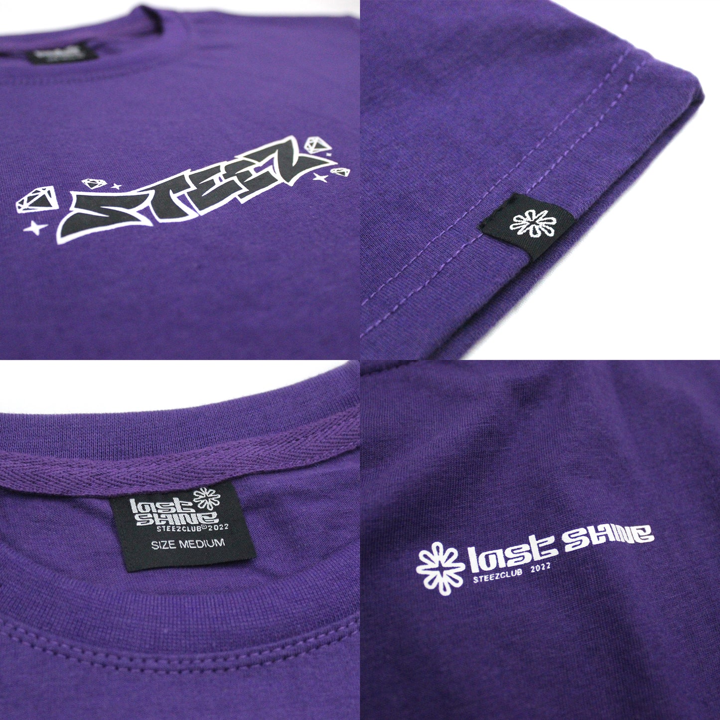 Tee shirt "Diamond" - Purple